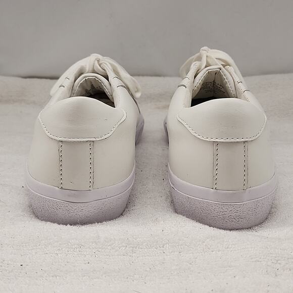 ๐MADEWEL SIDEWALK LOWTOP WHITE LEATHER UNISEX SNEAKERS MENS 7.5 LADIES 9 NWOB - Picture 10 of 16
